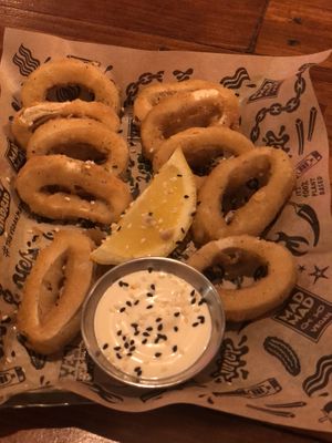 Crispy Fried Calamary at Mad Mad Vegan - Lavapiés in Madrid