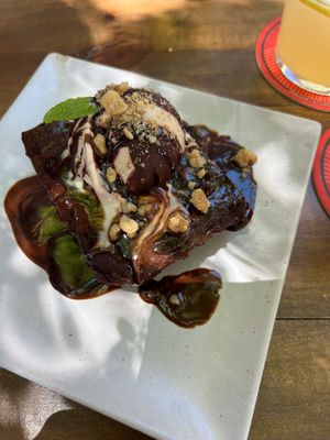 Soft & Warm Brownies  at Mad Mad Vegan - Lavapiés in Madrid