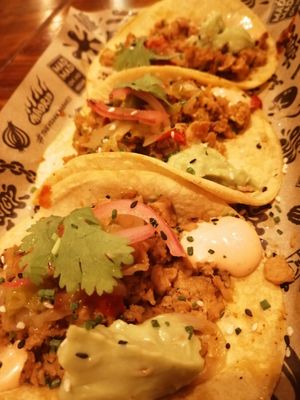 Tortillas rellenas at Mad Mad Vegan - Lavapiés in Madrid