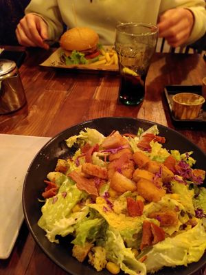 Tasty Caesar salad at Mad Mad Vegan - Lavapiés in Madrid