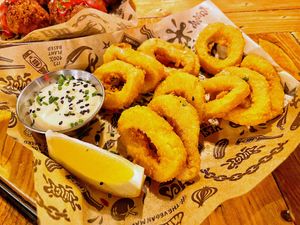 Calamari   at Mad Mad Vegan - Lavapiés in Madrid