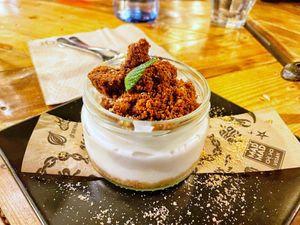 Cookies and cream dessert  at Mad Mad Vegan - Lavapiés in Madrid
