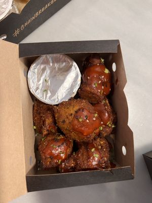 Cauliflower wings   at Mad Mad Vegan - Lavapiés in Madrid