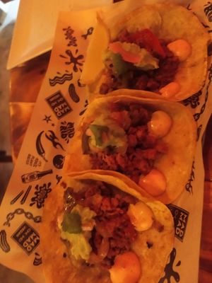 Tacos at Mad Mad Vegan - Lavapiés in Madrid