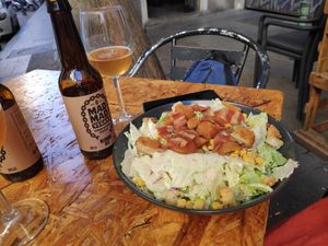 Cesar salad at Mad Mad Vegan - Lavapiés in Madrid