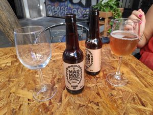 Mad beer at Mad Mad Vegan - Lavapiés in Madrid