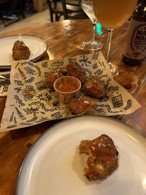 Cauliflower wings  at Mad Mad Vegan - Lavapiés in Madrid