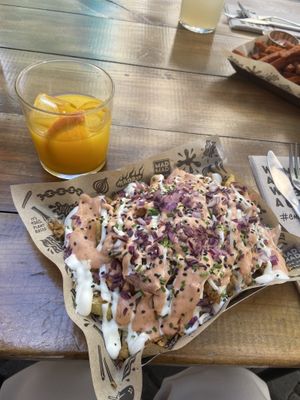 Supreme Yaya Fries  at Mad Mad Vegan - Lavapiés in Madrid