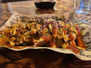 Berlín Vegan Wurst  at Mad Mad Vegan - Lavapiés in Madrid