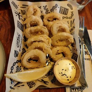Calamares at Mad Mad Vegan - Lavapiés in Madrid