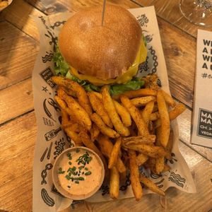 Cajun friesd  at Mad Mad Vegan - Lavapiés in Madrid