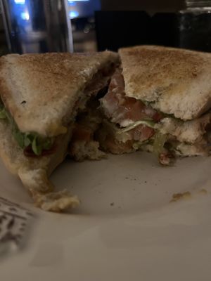 sandwich club  at Mad Mad Vegan - Lavapiés in Madrid