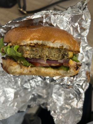 original mad burger  at Mad Mad Vegan - Lavapiés in Madrid