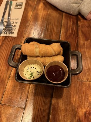 The mad tequenos  at Mad Mad Vegan - Lavapiés in Madrid