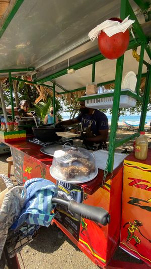 the stand at Take It Easy in Puerto Viejo De Talamanca
