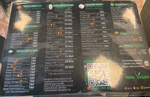 Menu 2  at Yami Vegan Sushi in Katowice