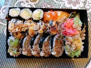50zl box at Yami Vegan Sushi in Katowice