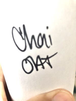 Oat Milk Chai! ☕️  at Zizzo's Coffeehouse & Wine Bar in Capitola