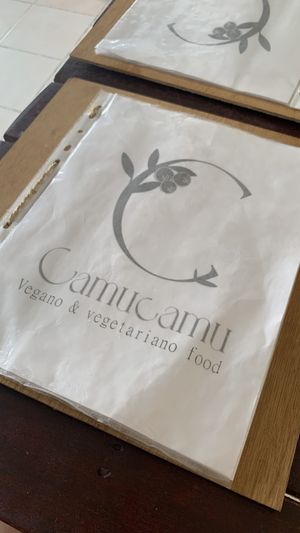 Menu  at Camu Camu cafe in Playa Del Carmen