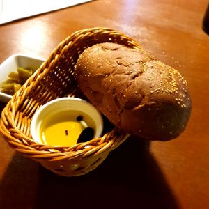 warm bread at Right Here at Very Front in Seoul