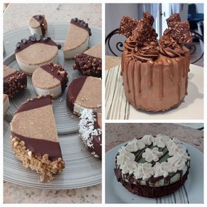 Raw vegan gluten free desserts at Comorebi Provence in Entrecasteaux