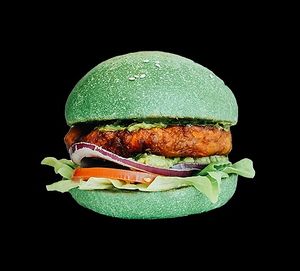 home-made vegan patty - SURIEL at Burgertory in Niddrie