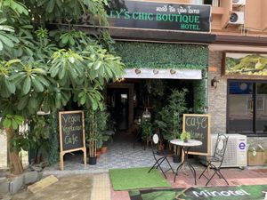 Exterior at Veganecessity Cafe in Phuket