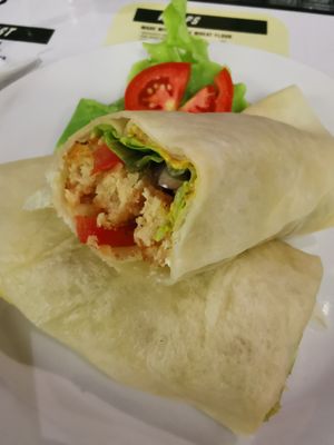 Chicken Wrap at Veganecessity Cafe in Phuket