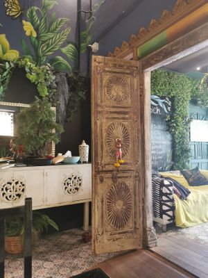 Entrance at Veganecessity Cafe in Phuket