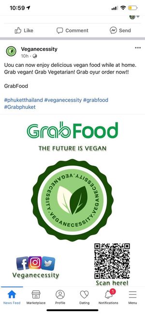 You can order at Veganecessity Cafe in Phuket