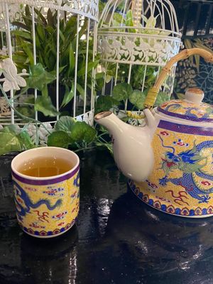 Tea at Veganecessity Cafe in Phuket