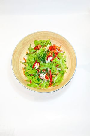 Salad at Veganecessity Cafe in Phuket