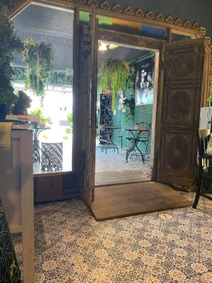 Entrance at Veganecessity Cafe in Phuket