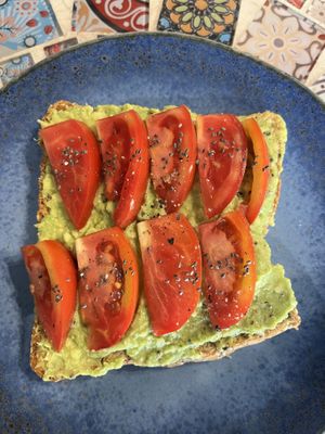 Avocado toast  at Veganecessity Cafe in Phuket