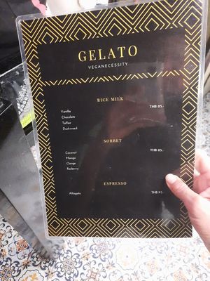 Gelato at Veganecessity Cafe in Phuket