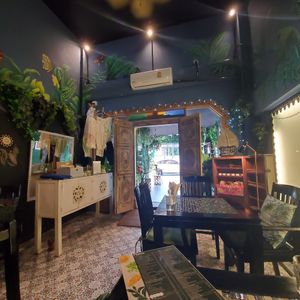 Cute cafe at Veganecessity Cafe in Phuket