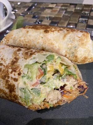 Wrap  at Veganecessity Cafe in Phuket