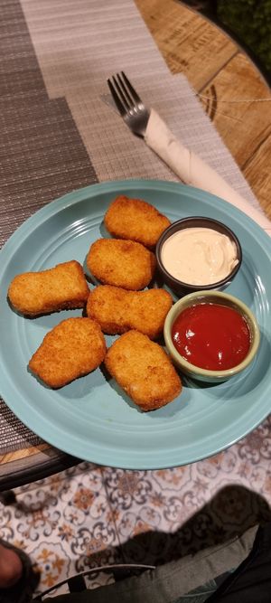 Plant nuggets  at Veganecessity Cafe in Phuket