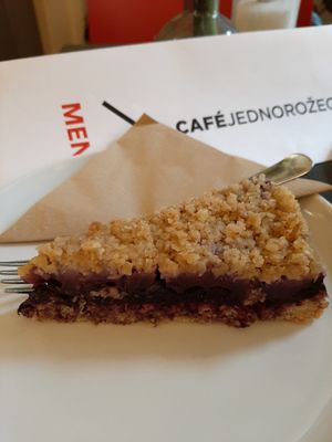 Drobenkový vegan at Café Jednorožec in Klatovy