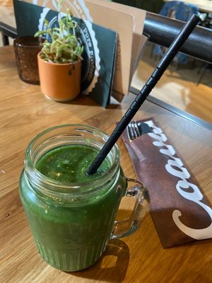 Groene smoothie  at Coava in Nijkerk