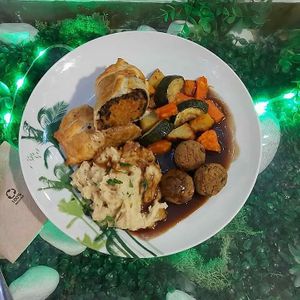 Comida para navidad #Veganuary at The Green House in Santiago De Compostela