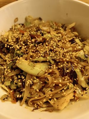 Noodles at The Green House in Santiago De Compostela