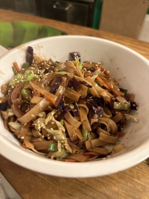 Hong Kong Noodles  at The Green House in Santiago De Compostela