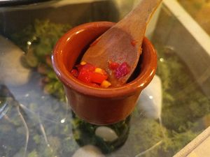 Chili at The Green House in Santiago De Compostela