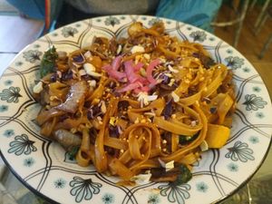 Noodles at The Green House in Santiago De Compostela