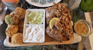 Starters at The Green House in Santiago De Compostela