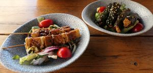 Yakitori + Lalot Roll at Huong Que - Mitte in Berlin