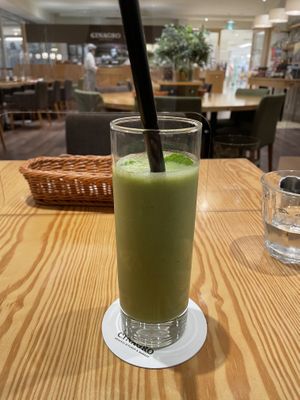 Green smoothie  at Cinagro Organic Salad & Cafe そごう大宮 in Saitama