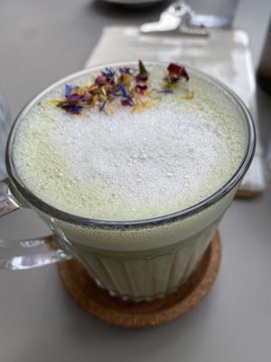 Matcha at LUUC Café in Karlsruhe