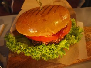 Burger Susi at LUUC Café in Karlsruhe